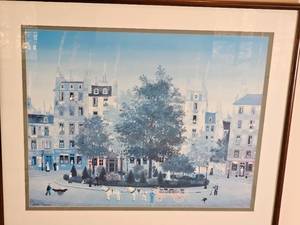 Le Square � Framed Print by Michel Delacroix