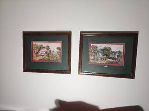 Currier & Ives Print Pair from American Homestead Series
