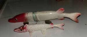Vintage Bear Creek Bait Ice King Spearing Fish Decoy