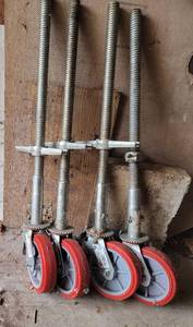 8 Scaffold Casters  set of 4