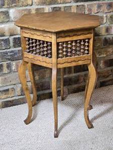 Octagonal Fretwork Occasonal Table