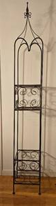 Decorative Wrought Iron Tiered Plant Stand