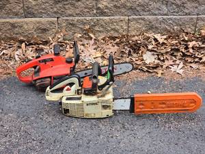 Stihl Chainsaw with Remington Chainsaw