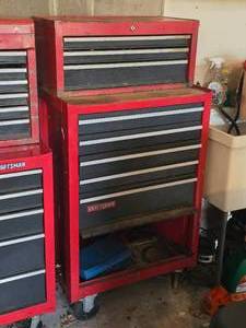 Craftsman Rolling Tool Cabinet with Upper Chest
