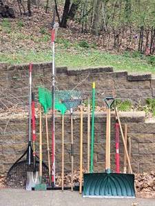 Assorted Lawn and Garden Tools Group
