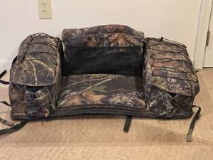 Camo ATV Rear Rack Storage Cargo Bag System