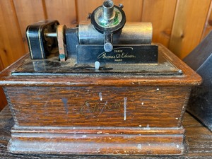 This antique is an Edison Standard Phonograph