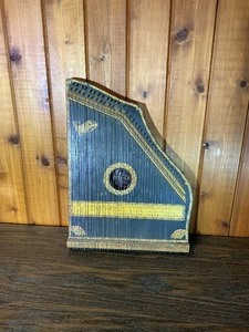 Vintage Antique Tabletop Zither String Instrument