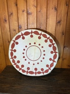 Handmade Decorative Drum  Folk Art Frame Drum