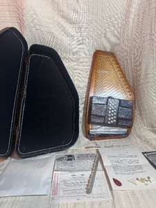 Brand New - Vintage Oscar Schmidt 36-Chord Autoharp w Case & Books  Complete Setup  Folk  Bluegrass Ready  Plays