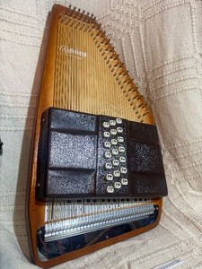 Brand New - Vintage Oscar Schmidt 36-Chord Autoharp w Case & Books  Complete Setup  Folk  Bluegrass Ready  Plays