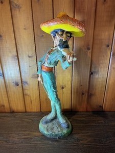 Vintage Folk Art Musician Figurine