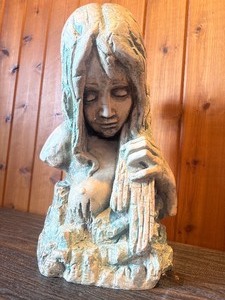 Vintage 1969 Bashful One Sculpture  Bayshore Art  G. Artis Mid Century Style