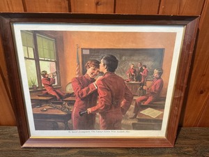 Vintage School Band Classroom Print  Limited Edition Music Scene  Framed