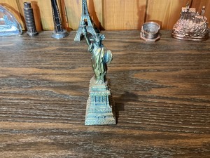 Vintage Souvenir Miniature Landmark Lot  Eiffel Tower, Statue of Liberty, Space Needle & More
