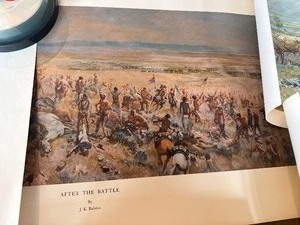J.K. Ralston Western Art Prints  After the Battle-2count-Frontier Scenes  Large Lot