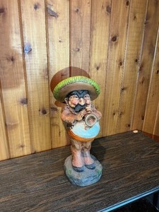 Vintage Folk Art Musician Figurine