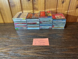 Large Broadway & Musical Soundtrack CD Lot  TV Themes, Movie Scores