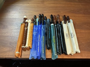 Large Recorder Flute Lot  Yamaha, Suzuki, Kingsley & More UNUSED