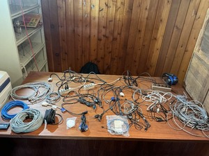 Large Mixed Electronics Cable & Adapter Lot
