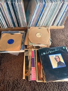 Vintage vinyl records