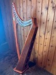 Lyon & Healy Troubadour lever harp- model number 3551-C