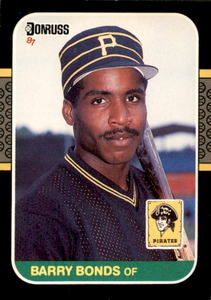 1987 Donruss Barry Bonds Rookie Card MLB Legend