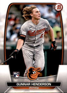 2023 Bowman Gunnar Henderson Rookie Card Orioles