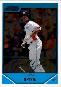 2007 Bowman Chrome Justin Upton Rookie Card