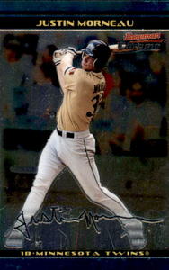 2002 Bowman Chrome Justin Morneau Rookie Card Minnesota Twins