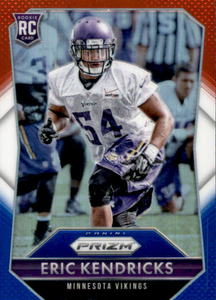 2015 Panini Prizm Eric Kendricks Rookie Card Red White and Blue Parallel
