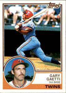 1983 Topps - Gary Gaetti #431 (RC) Rookie Card