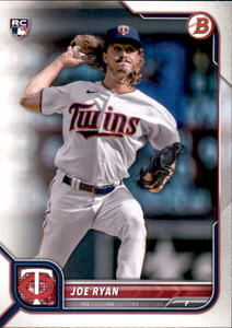 2022 Topps Joe Ryan Rookie Card Minnesota Twins