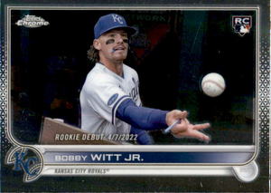 2022 Topps Chrome Update Bobby Witt Jr. Rookie Card