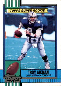 1990 Topps - Troy Aikman #482 Super Rookie Dallas Cowboys