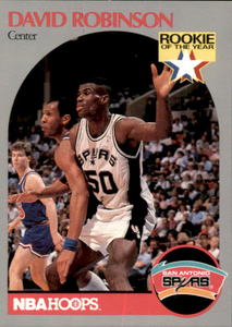 1990-91 NBA Properties David Robinson Rookie Card
