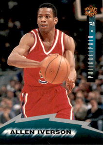 1997 The Score Board, Inc Allen Iverson Rookie Card NBA Legend