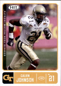 2007 SAGE Hit - Calvin Johnson #61 (RC) Rookie Card Detroit Lions