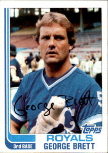 1982 Topps - George Brett #200 Kansas City Royals Legend Hall of Fame