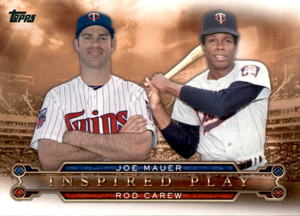 2015 Topps - Inspired Play Dual Rod Carew, Joe Mauer #I-6