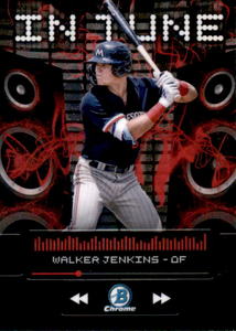 2024 Topps In Tune Insert Card Walker Jenkins Prospect Rookie Card Twins