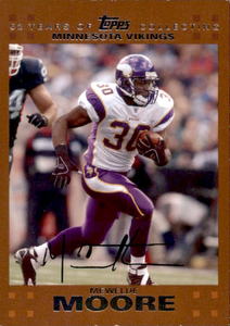 2007 Topps - Mewelde Moore #80 Bronze Parall Serial #d