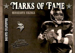 2004 Playoff Absolute Memorabilia - Marks of Fame Daunte Culpepper #MOF-7 1000