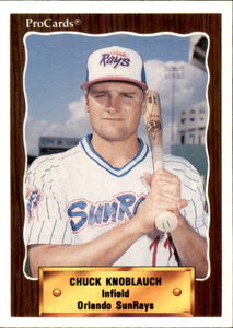 1990 ProCards Minor League - Chuck Knoblauch #1090 (RC) Rookie Card