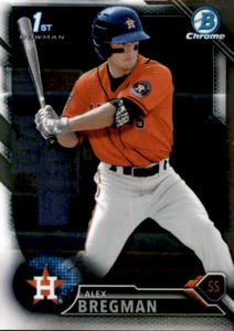 2016 Bowman Chrome 1st Bowman Alex Bregman Rookie Card