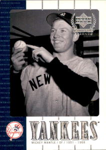 2000 Upper Deck Yankee Legends - Mickey Mantle #2