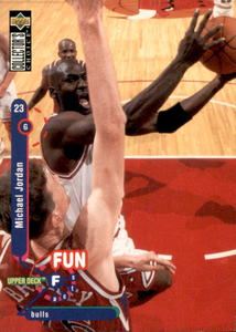 1995-96 Upper Deck Collectors Choice - Fun Facts Michael Jordan #169 NBA