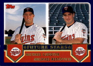 2002 Topps Michael Cuddyer and Michael Restovich Rookie Card