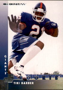 1997 Donruss - Rookie Tiki Barber #205 (RC) Rookie Card