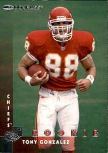 1997 Donruss - Rookie Tony Gonzalez #211 (RC) Rookie Card